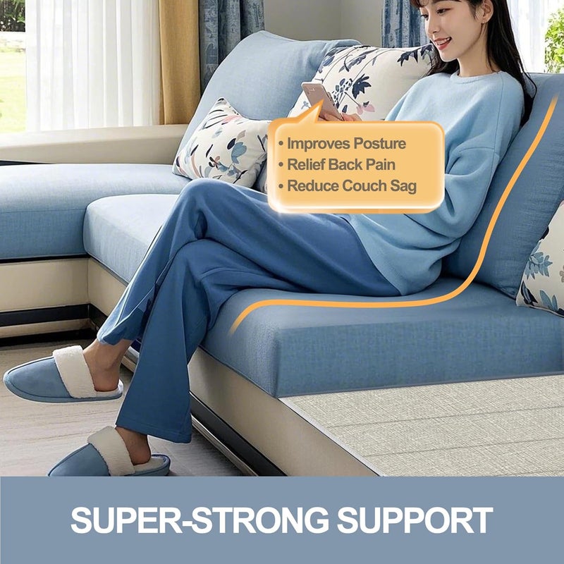 VERONLY Heavy Duty Couch Cushion Support Board to Fix Sagging Sofas, 20 x 67 Sofa, Thick Plywood Boards Add Strong Seat Supports, Replacement Stuffing Under Couches, Extend Life - Image 4